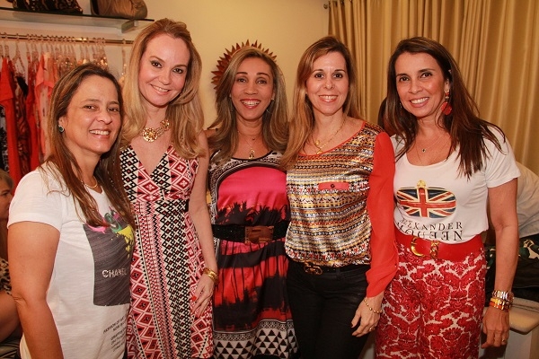 Ana Evangelista, Cristina Martins, Lila Moraes e Claudia Moniz Barreto