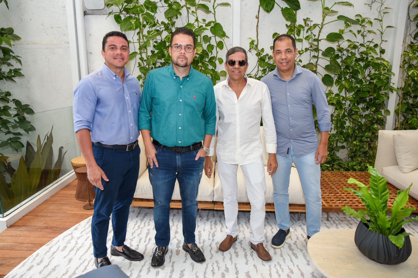Eduardo Almeida, Denny Venegeroles,  Elenildo Café e Ricardo Portela       