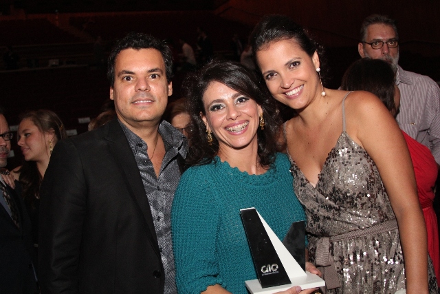 Leandro Reis, Cristina Chaves e Tatiana Amorim