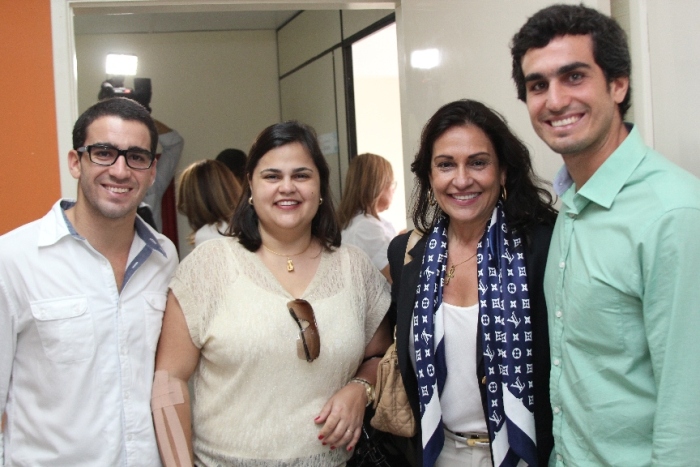 Felipe Gonzalez, Luciana Carvalho, Fátima Mendonça e Guilherme Gonzalez