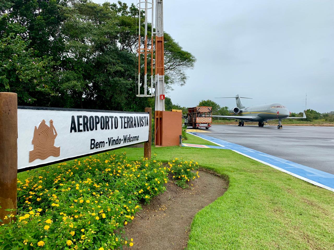 Aeroporto Terravista, em Trancoso, amplia pátio de estacionamento de aeronaves 