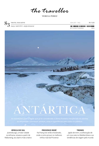 Teresa Perez Tours destaca a Antártica na nova edição da The Traveller