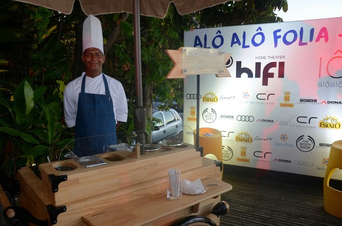 Buffet Amado assinou o menu da festa Alô Alô Folia