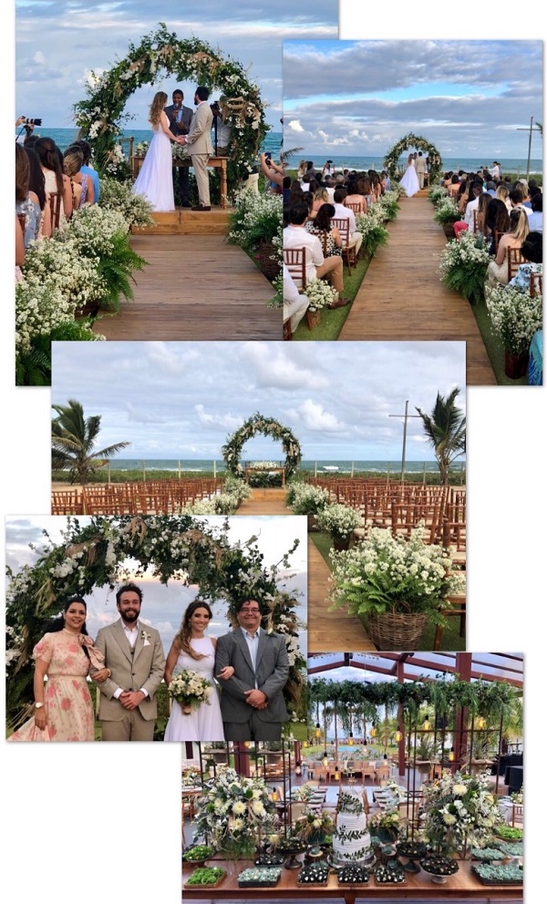 Tudo São Flores assinou a decoração do casamento de Gabriela Paraná e Guilherme Loboschi Bullamah
