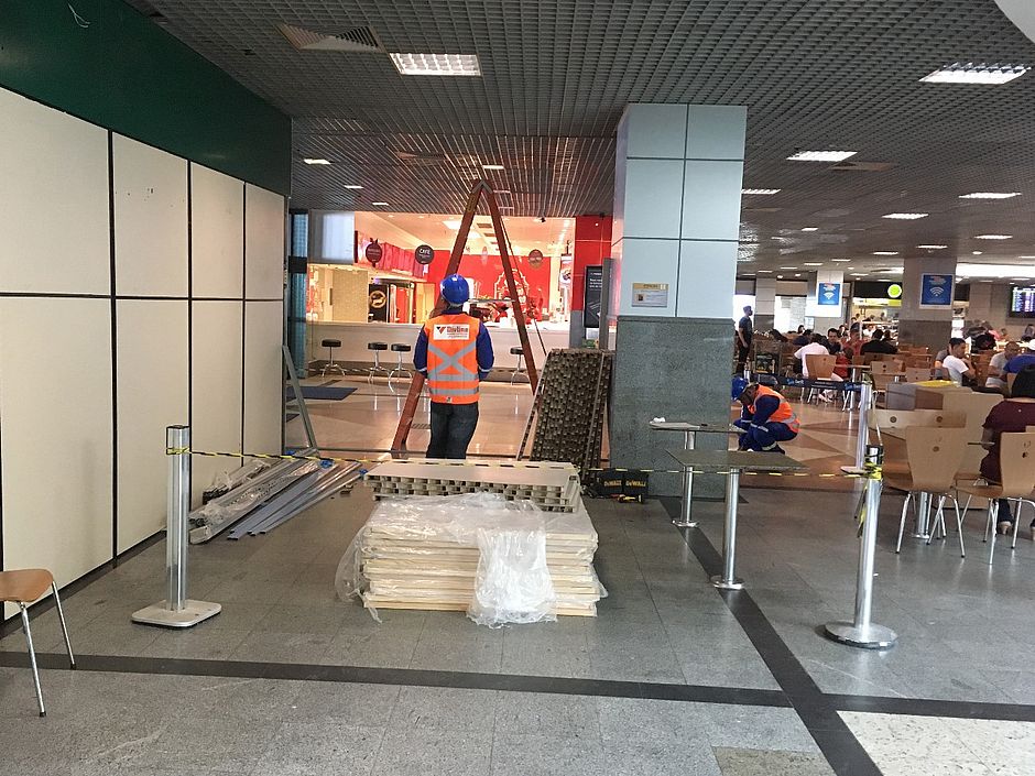 Obras de reforma começam no aeroporto e alteram rotina de passageiros