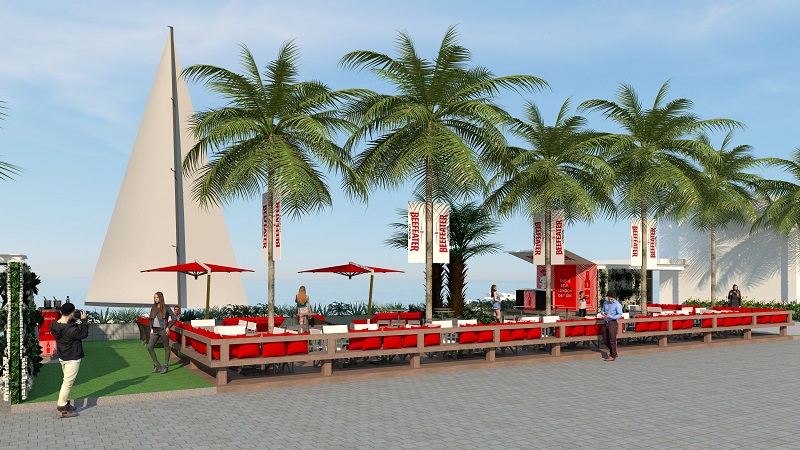 Veja como será o novo bar que irá funcionar na Bahia Marina