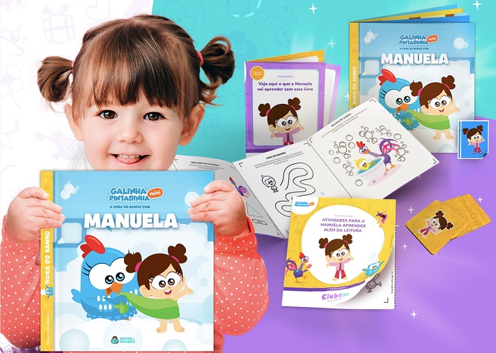 Dentro da História lança primeiro clube personalizado de livros infantis do mundo