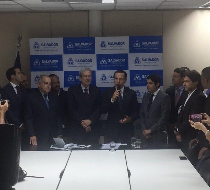 Prefeituras de Salvador e São Paulo assinam protocolo 