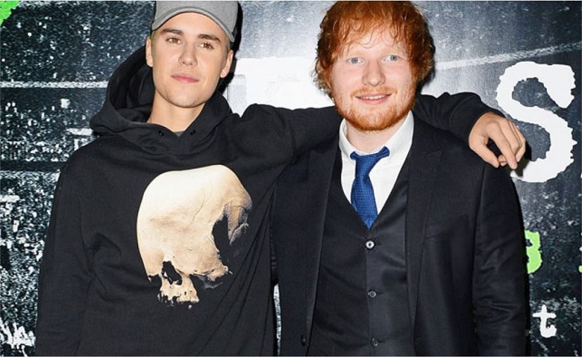 Ed Sheeran e Justin Bieber lançarão single em parceria