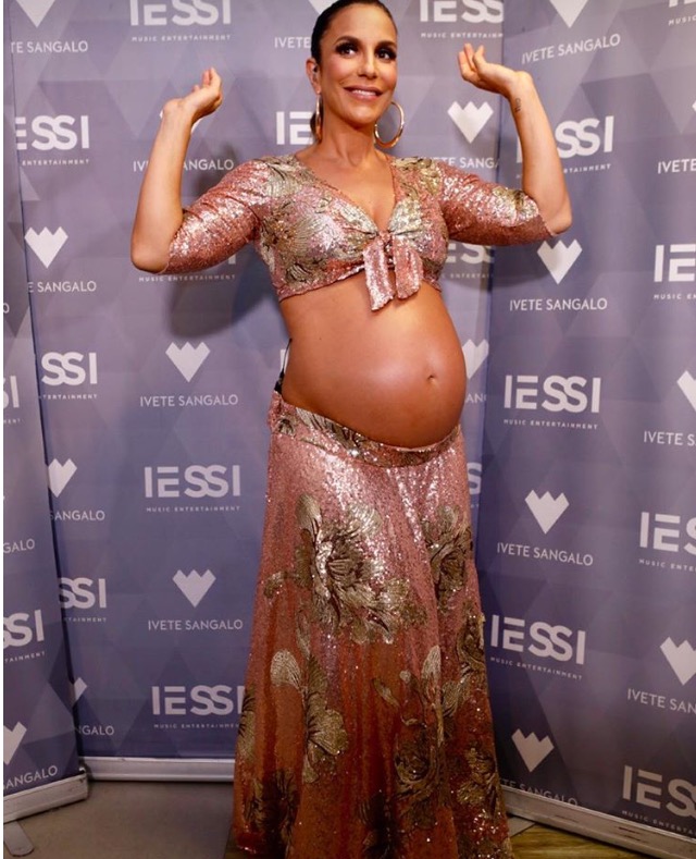 Ivete fala sobre os cuidados especiais com a gravidez antes de subir no palco do FV17
