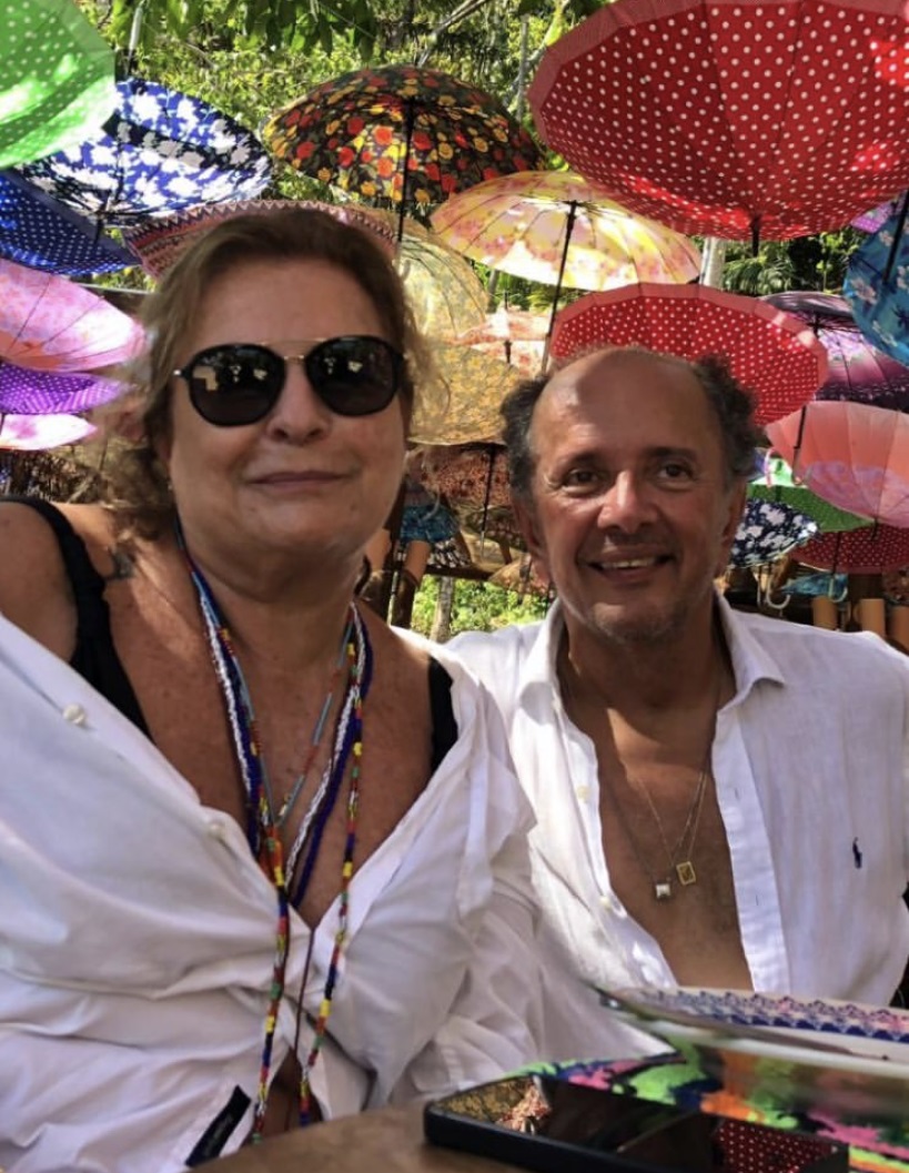 Joyce Pascowitch e David Bastos: domingo al mare na Bahia 