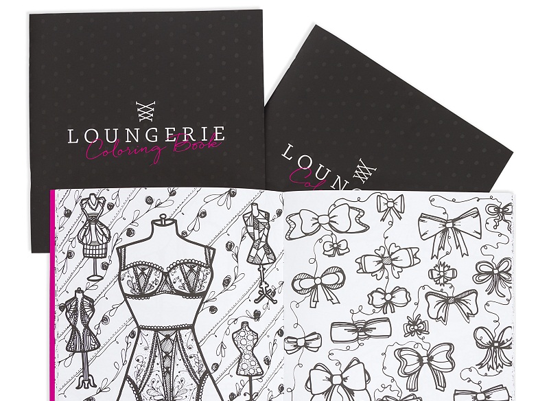 Loungerie lança livro de colorir em prol da Fundação Laço Rosa
