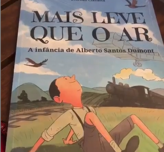 Estevão Ciavatta lança livro infantil inspirado em Santos Dumont