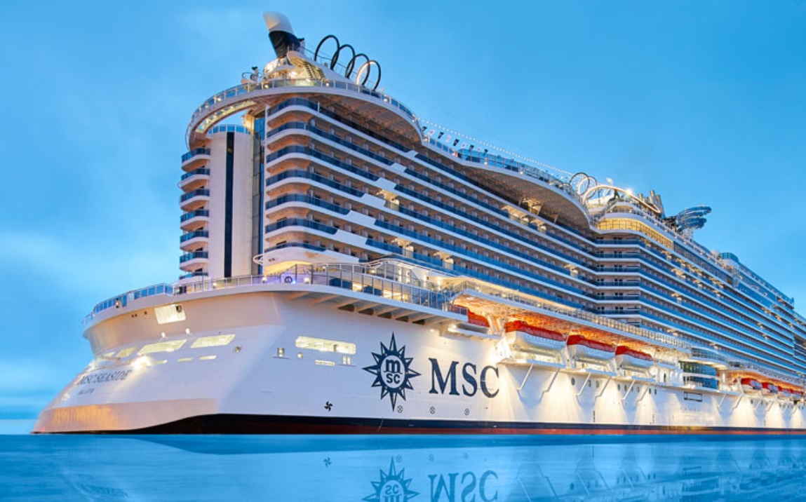 Seaview, maior e mais moderno navio da MSC, vai aportar em Salvador 