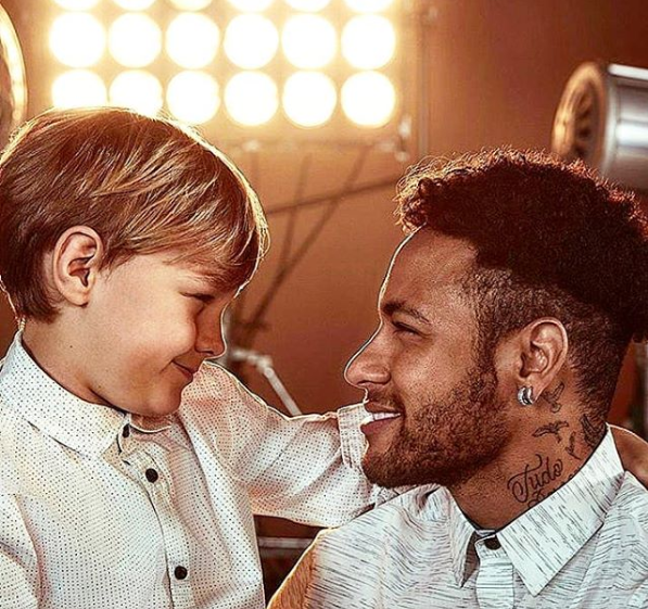 Neymar e Davi Lucca estrelam campanha de Dia dos Pais