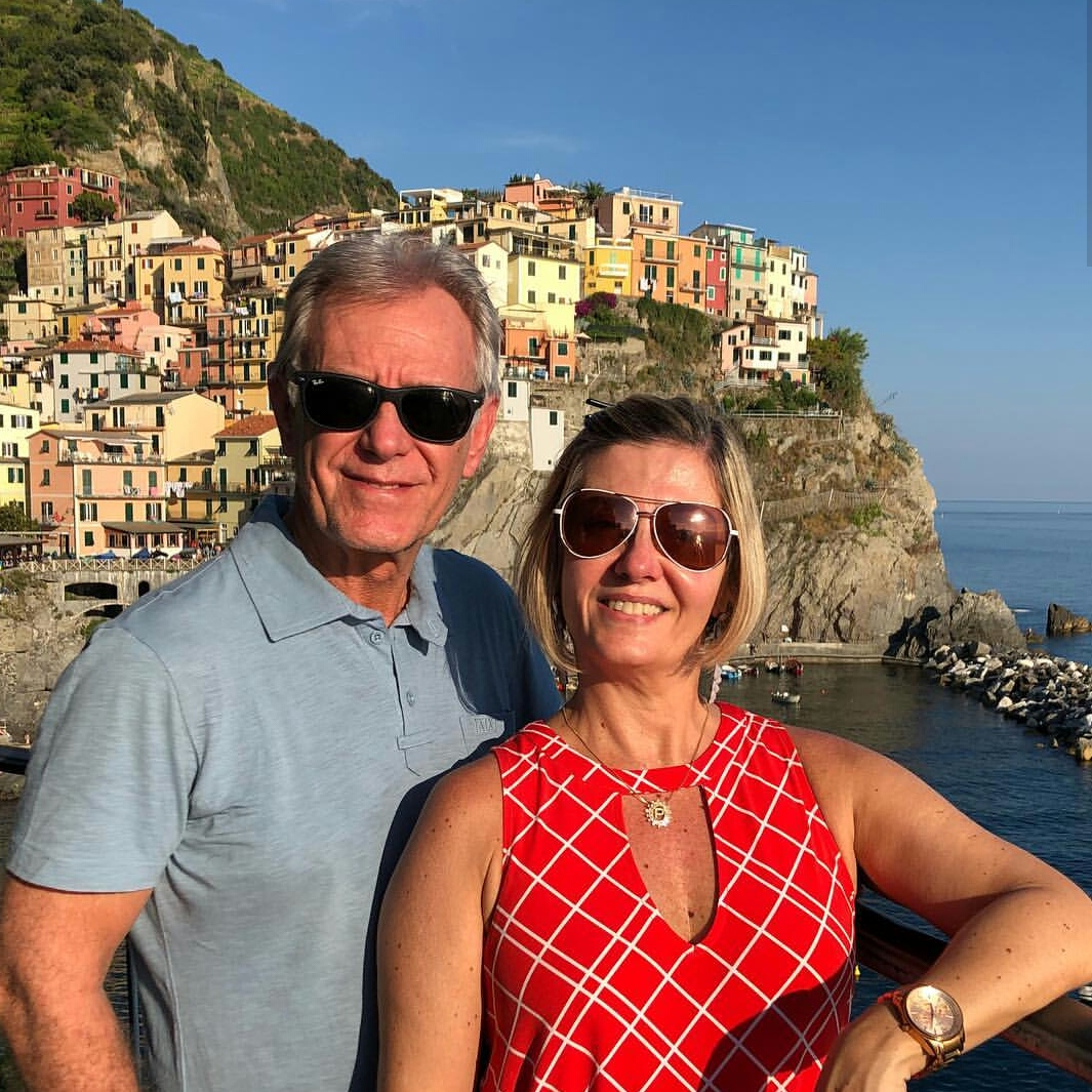 Patrícia Nobre e Giácomo Mancini curtem férias na Itália