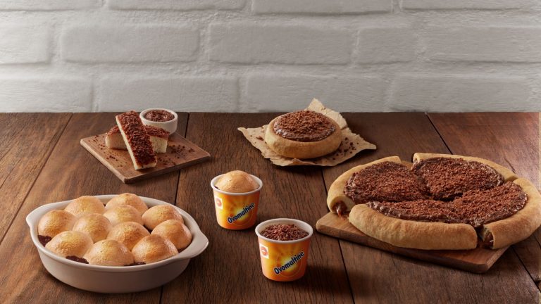Pizza Hut lança novas sobremesas em parceria com Ovomaltine e Fini