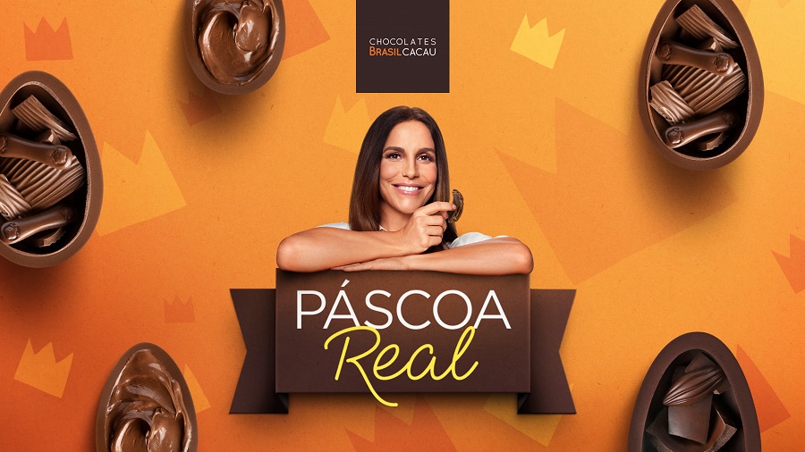 Ivete Sangalo promove a "Páscoa Real" para a Brasil Cacau