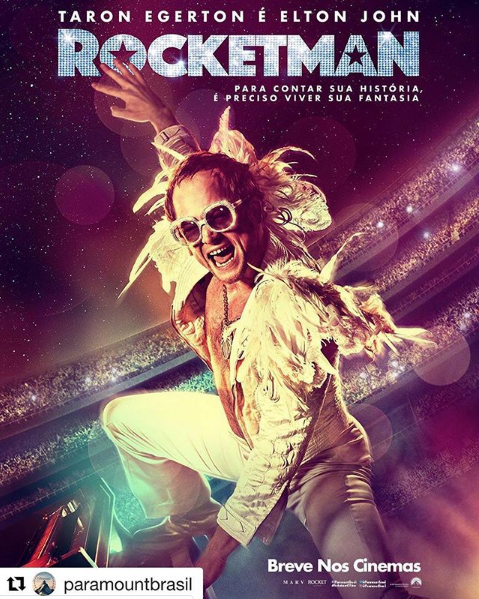 Confira o primeiro pôster de "Rocketman", estrelado por Taron Egerton