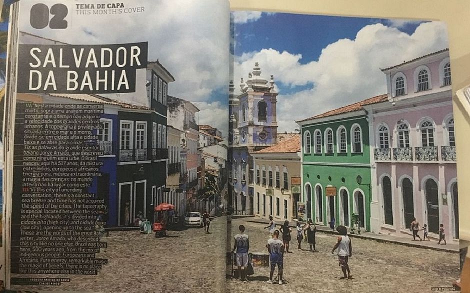 Salvador é destaque em revista de companhia aérea portuguesa