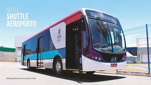 Ônibus circular integrará estação do metrô ao aeroporto