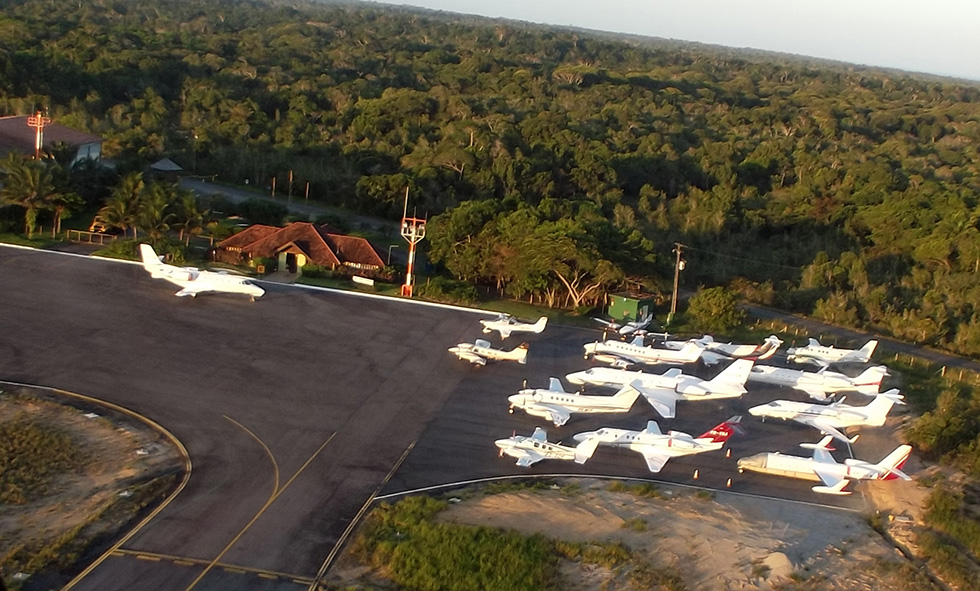 Aeroporto Terravista, em Trancoso, recebe uma média de 160 procedimentos de pousos e decolagens por mês 