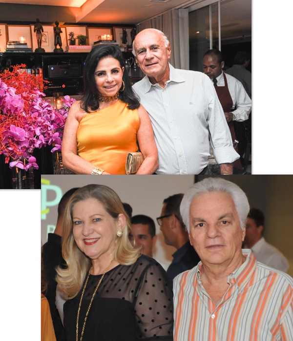 Tina e Zé Renato Lima: jantar com Teca e Nicolau Martins 