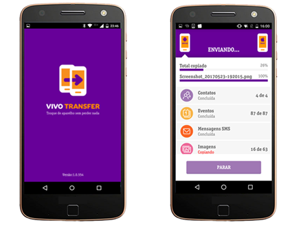 Vivo lança app gratuito para usuário transferir dados entre celulares de maneira mais ágil
