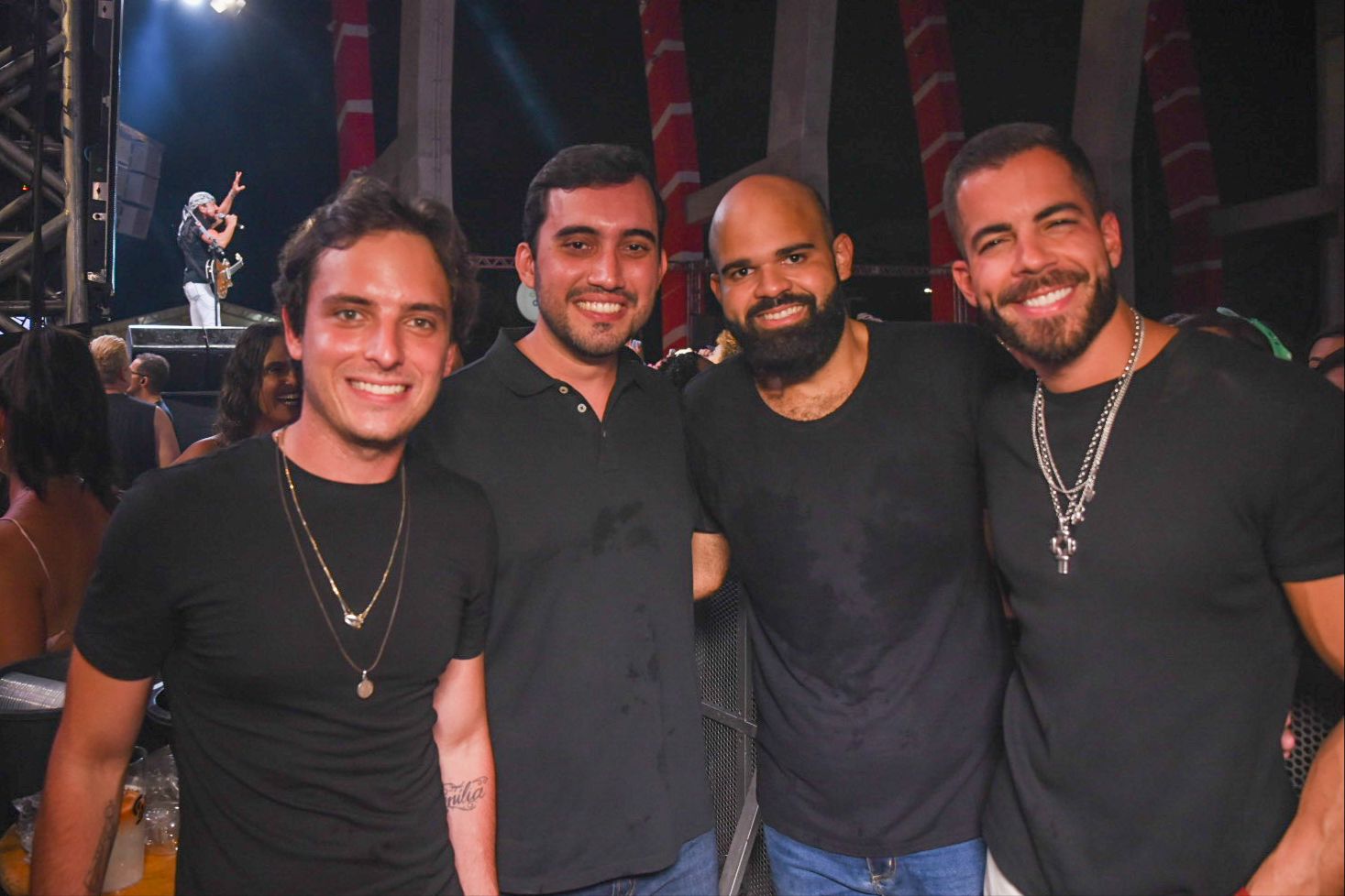 Thiago Tararam, Rafael Casqueiro, Rodrigo Andrade e Pipo Marques        