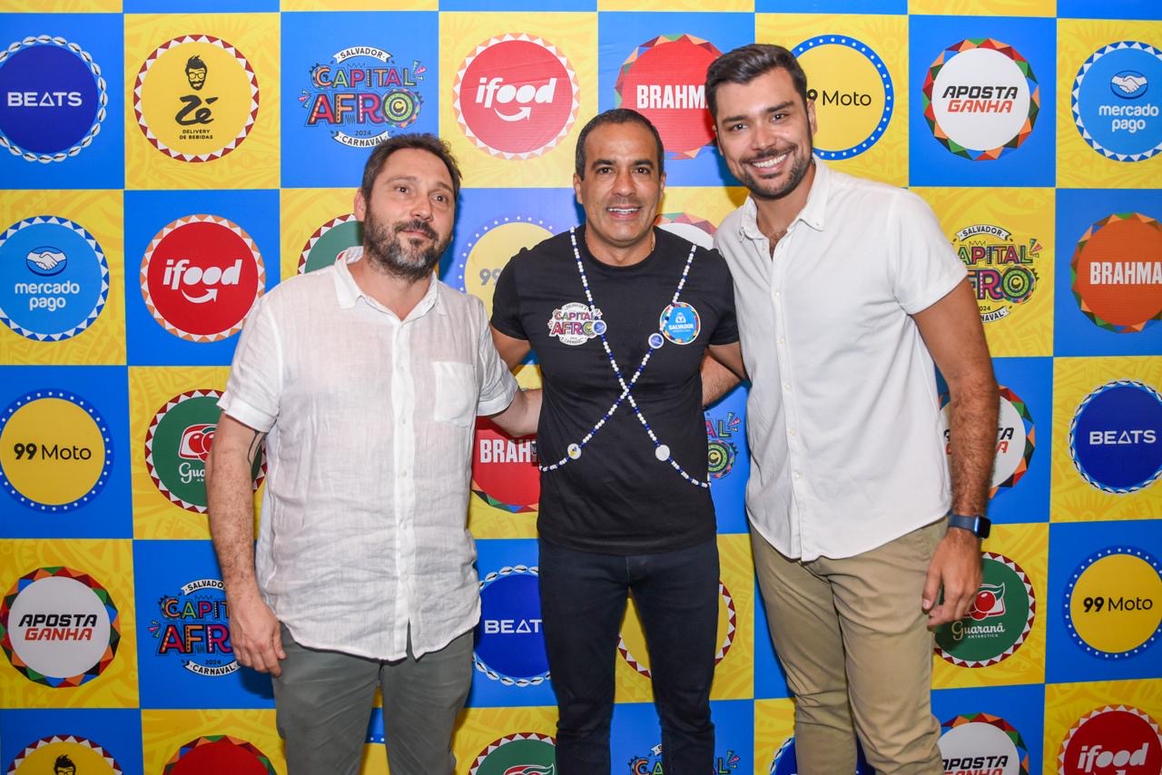 Fernando Paes, Bruno Reis e Raphael Dias     