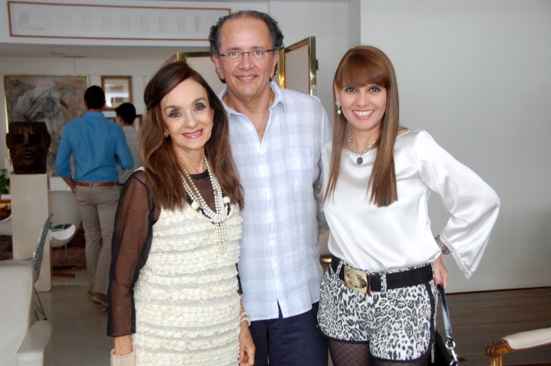Verinha Luedy, David Bastos e Karla Borges
