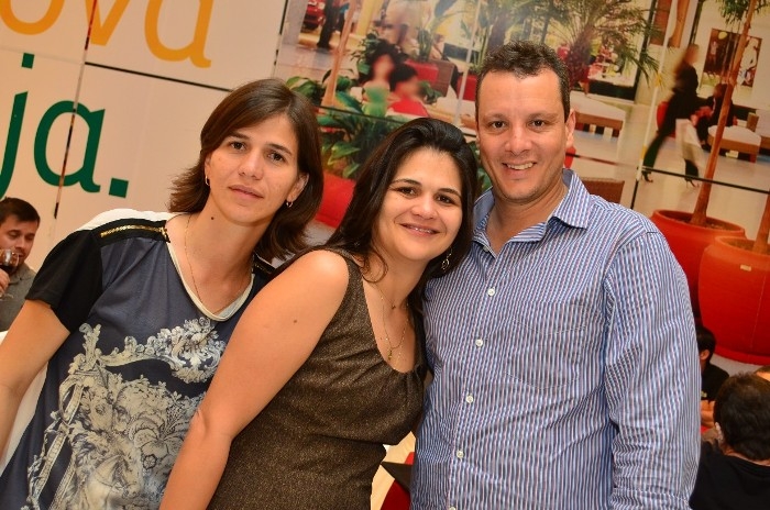 Marilia Vaz, Leila Perrone e Adriano Perrone