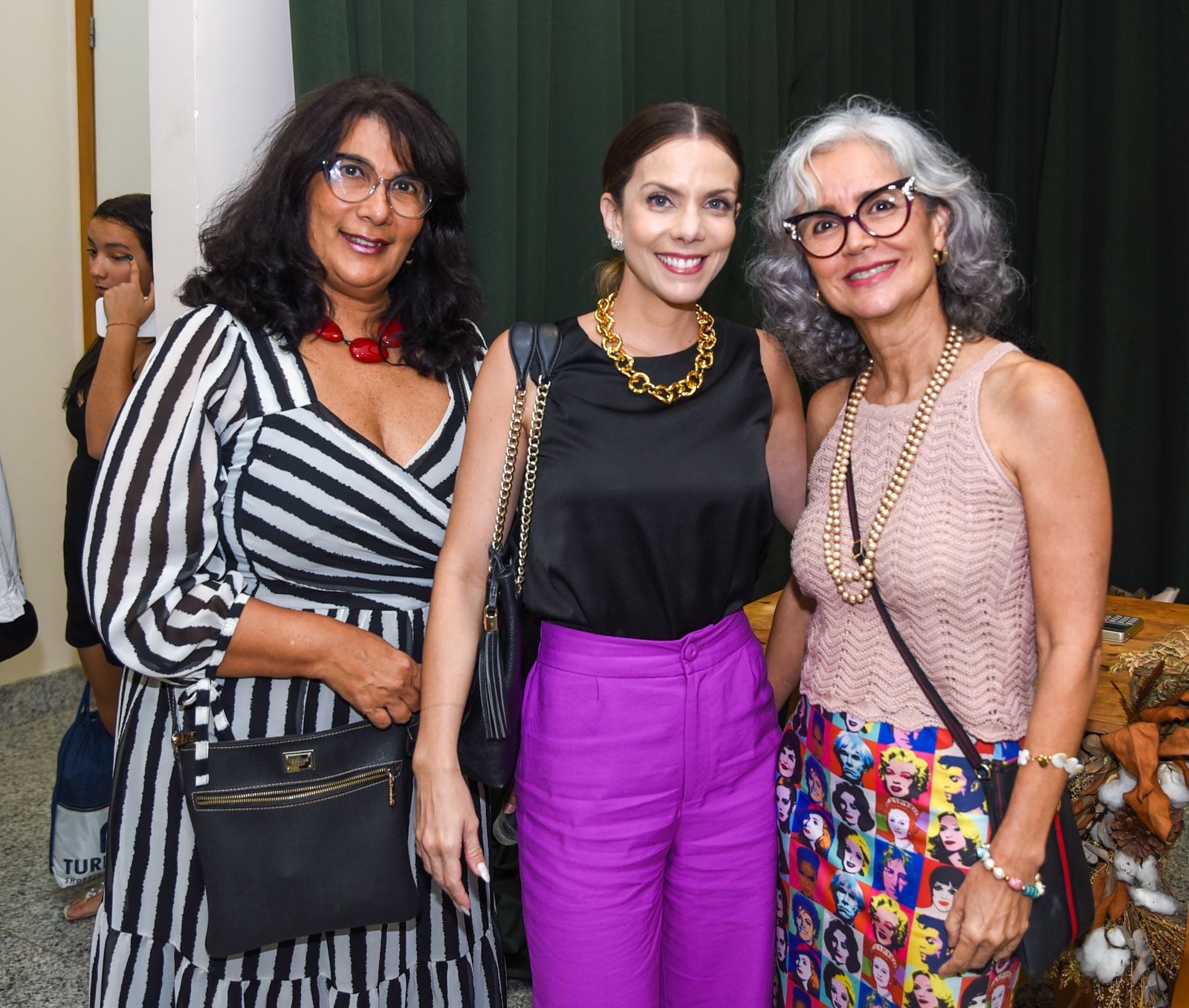 Andrea Chagas, Patrícia Calmon e Lorena Murici             