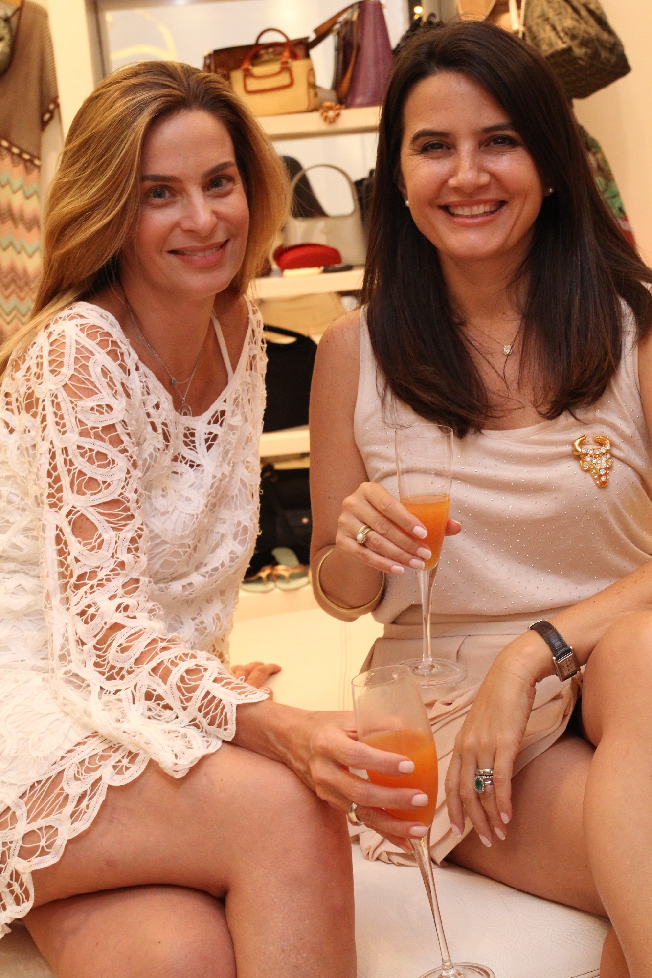 Flavia Bebianno e Fernanda Chies