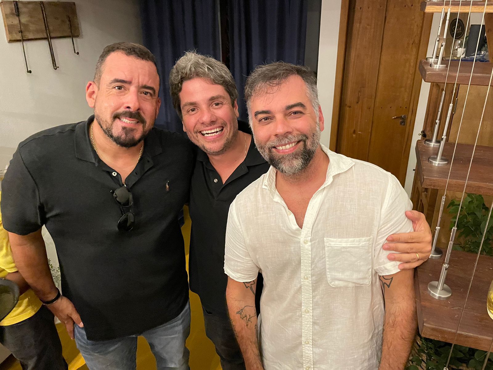 Gegê Magalhães, Ricardo Cal e Pedro Tourinho       