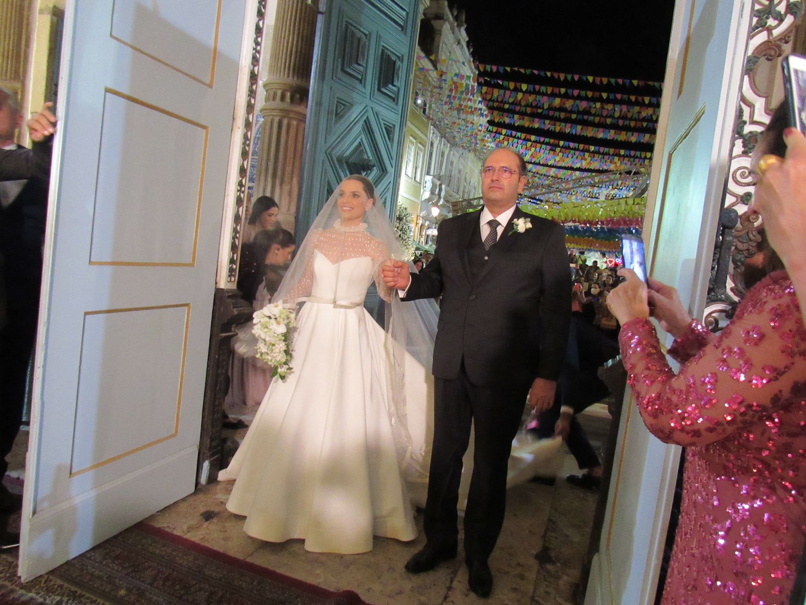 A entrada da noiva           
