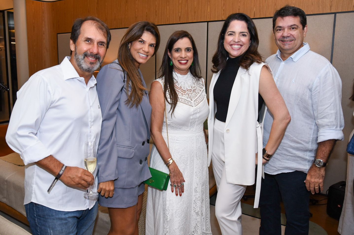 Ernesto Simões, Daniela Alcântara, Fernanda Bahia, Tatiana e Milton Lyra             