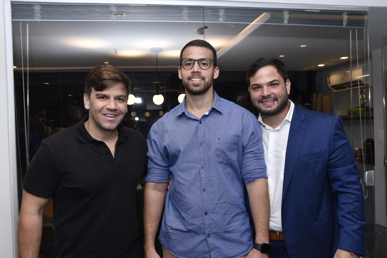 Ricardo Palmeira, João Luiz e Paulo Leite Filho               