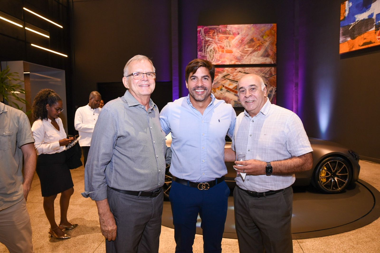 Percival Amaral, Wendel Felício e Luiz Jordan                                                                   