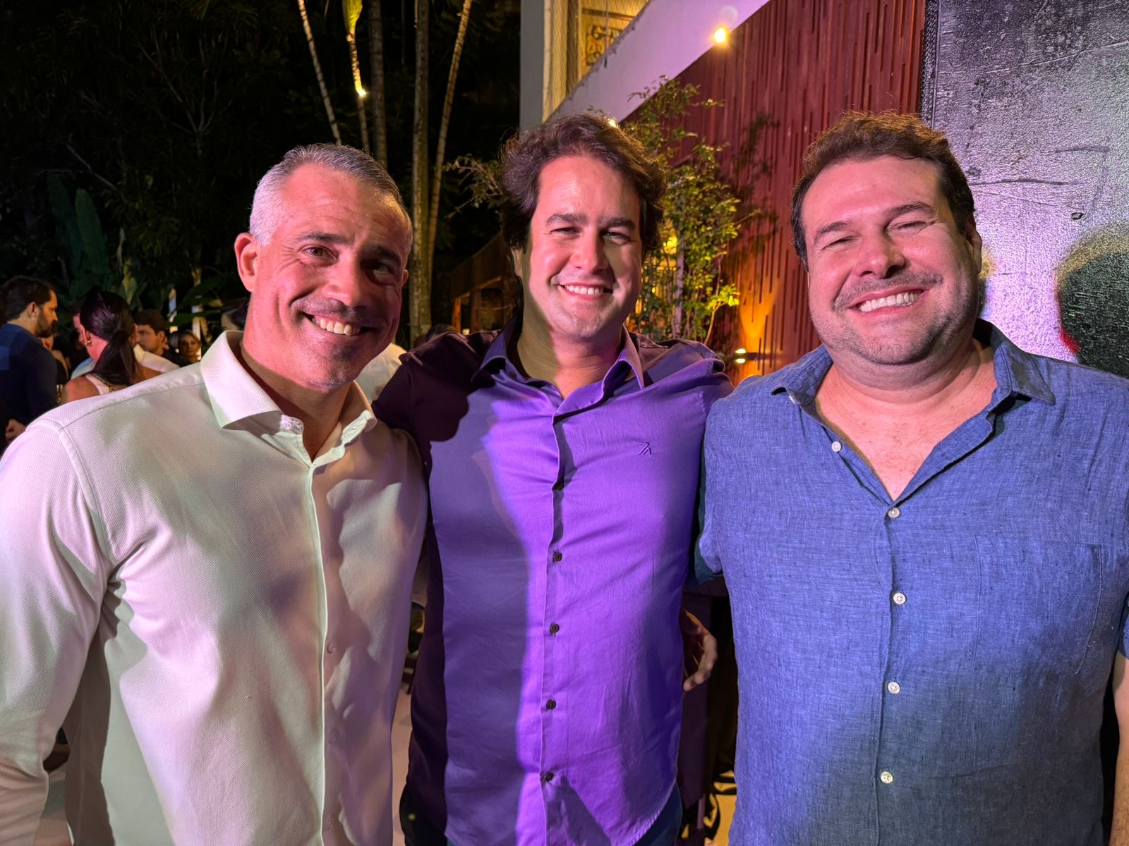Marcelo Kruschewsky, Diego Ribeiro e Sérgio Nunes          