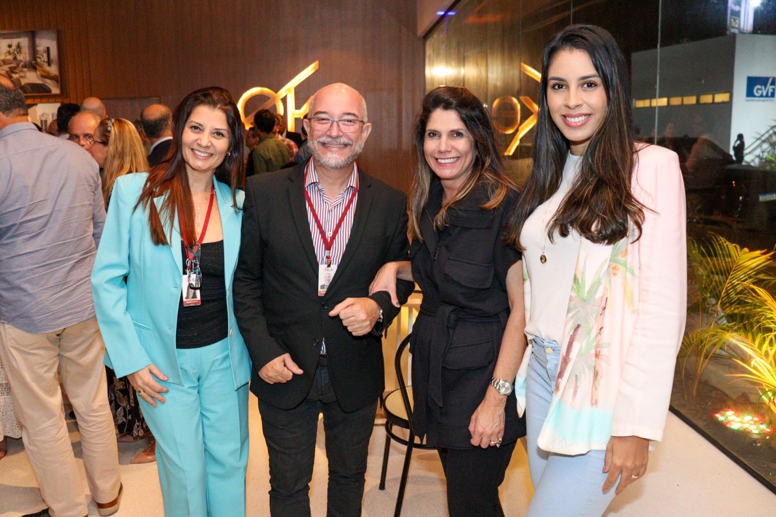 Andreia Passos, Franz Monteiro, Rosana Abubakir e Juliana Cardoso          