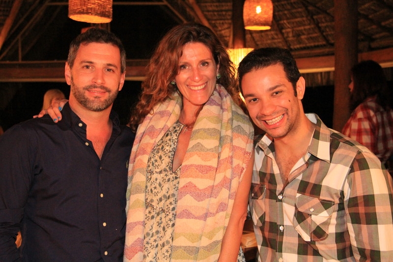 Cristian Bernardi, Diretor de Marketing do Tivoli Brasil, Francesca Picciafuochi e Rafael Freitas