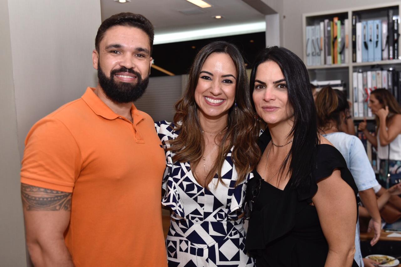 Danilo Oliveira, Claudia Galvão e Lu Tanajura                                  