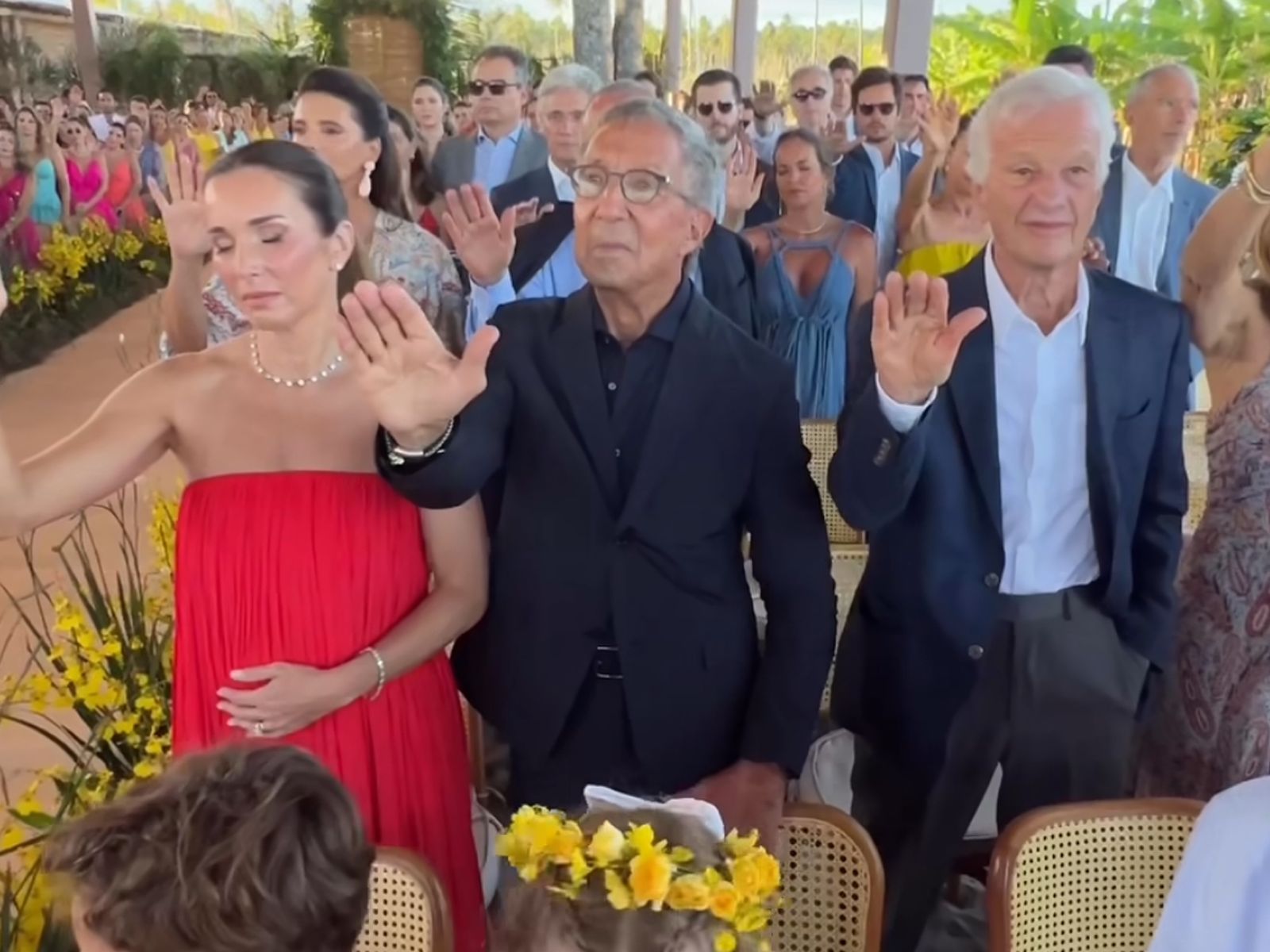 Abílio Diniz e Jorge Paulo Lemann prestigiam festa de casamento em Milagres 