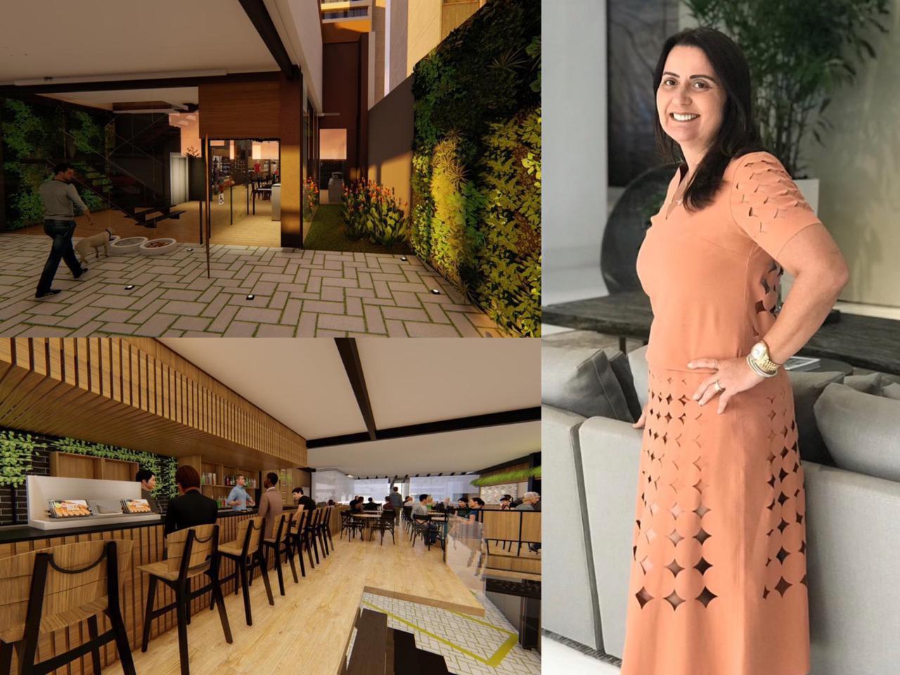Arquiteta Adriane Lins assina projeto de empório gourmet de 1.200m2 na Barra 