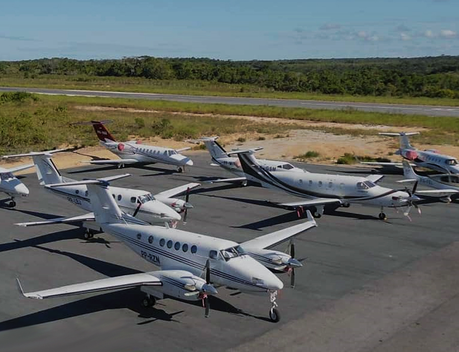 'Congestionamento' de jatinhos provoca caos aéreo em aeroportos do sul da Bahia; saiba o motivo