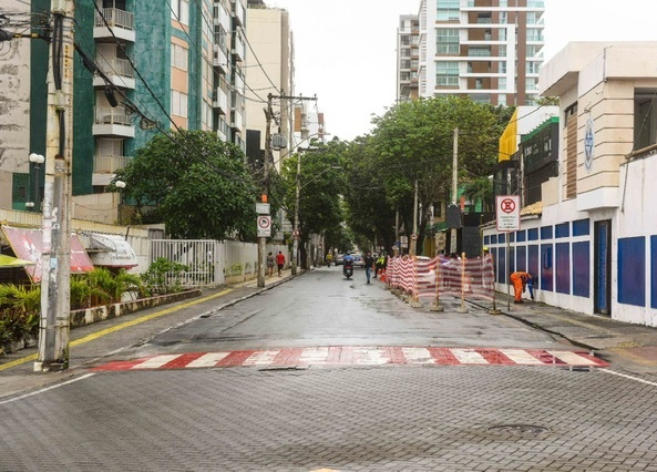 Rua Afonso Celso, na Barra, passará por requalificação avaliada em R$2,5 milhões 