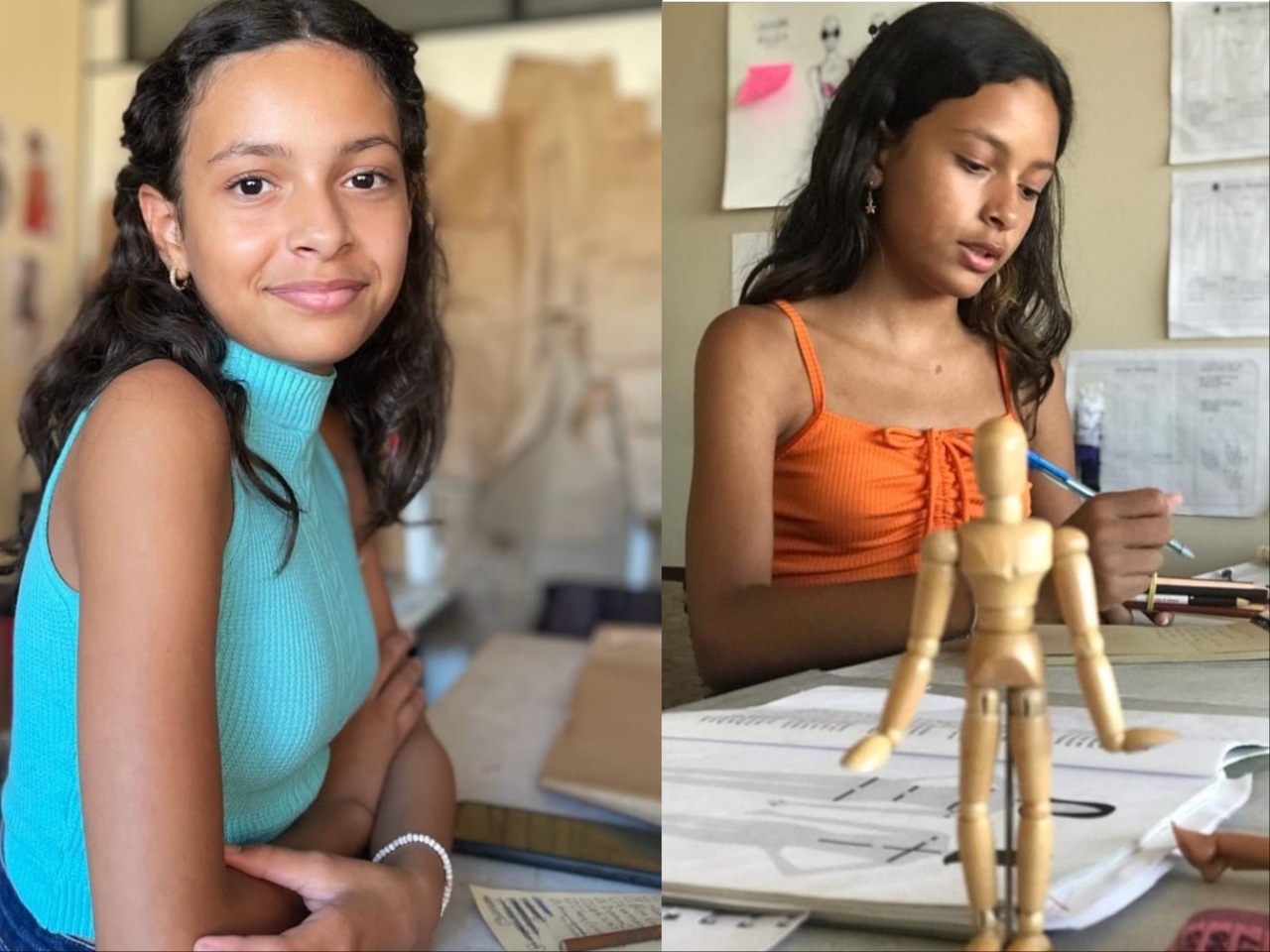 Aos 12 anos, estilista mirim baiana lança coleção inclusiva inspirada na Barbie e promove desfile solidário