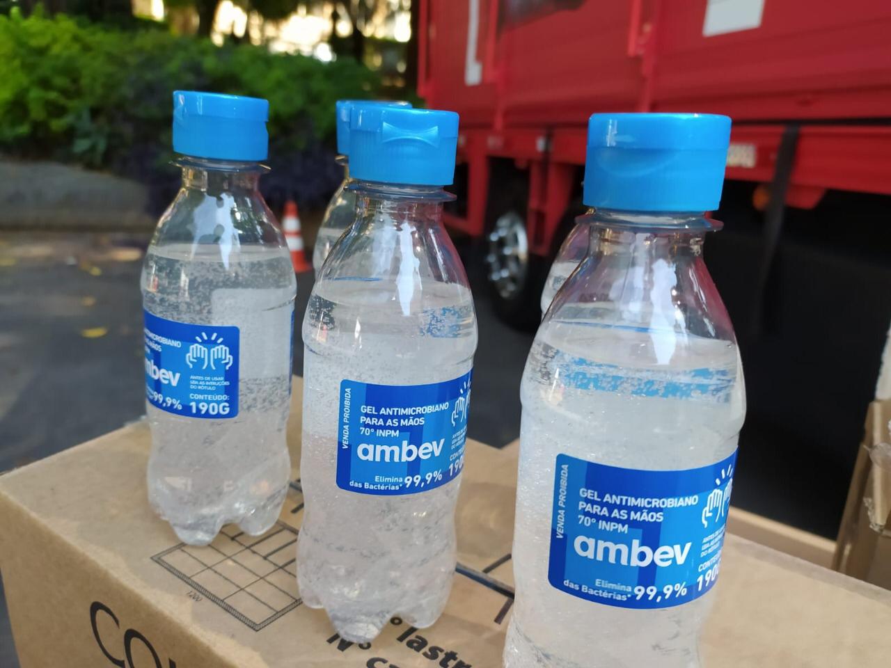  Rede pública de saúde da Bahia receberá doação de álcool em gel da Ambev