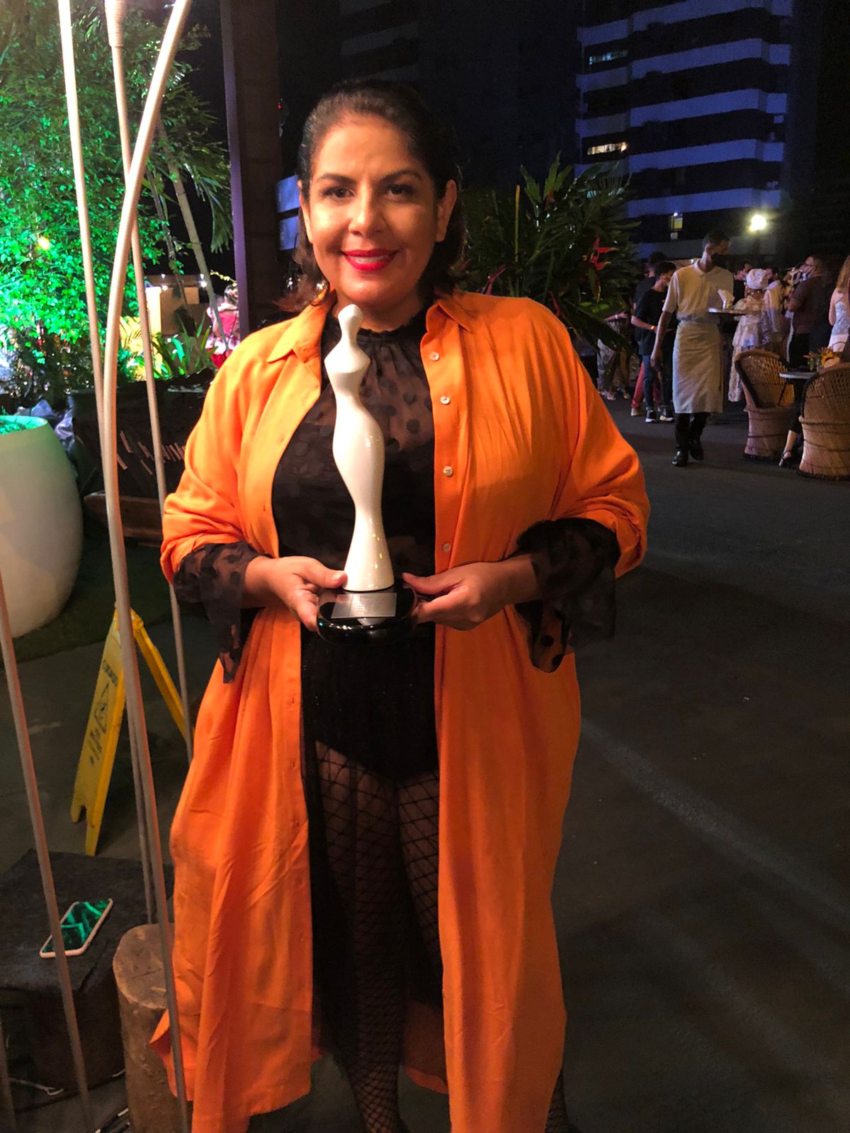 Dona do Restaurante Preta, Angeluci Figueiredo é homenageada com o prêmio Barra Mulher; veja fotos 
